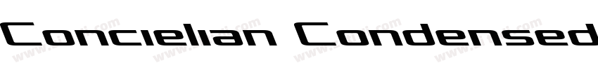 Concielian Condensed字体转换